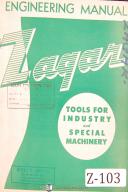 Zagar-Zagar 200 Series, Tools for Industry, Facts & Features Manual Year (1958)-200 Series-01